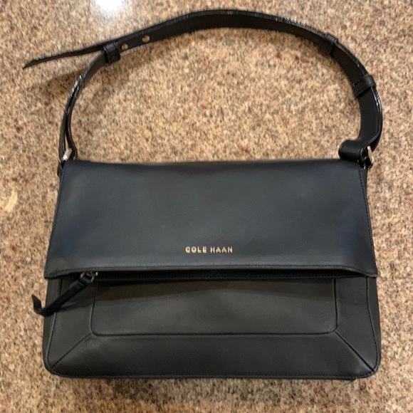 Cole Haan Handbags - Cole Haan black leather purse, excellent condition, 8x 11.5